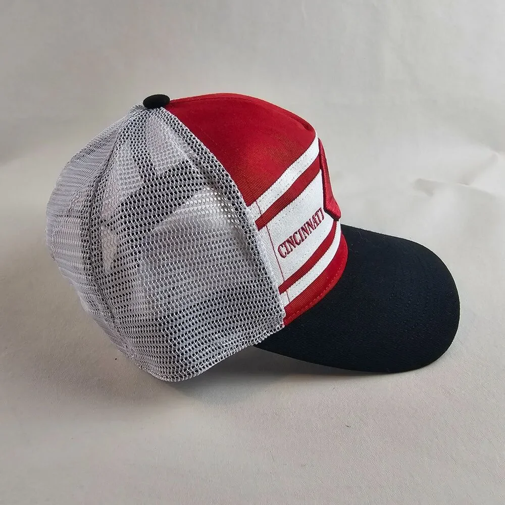 Cincinnati Reds Trucker Hat OSFA Red White 47 Brand Mesh Snapback MLB Baseball